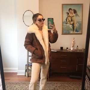 LPA Brown Puffer Coat